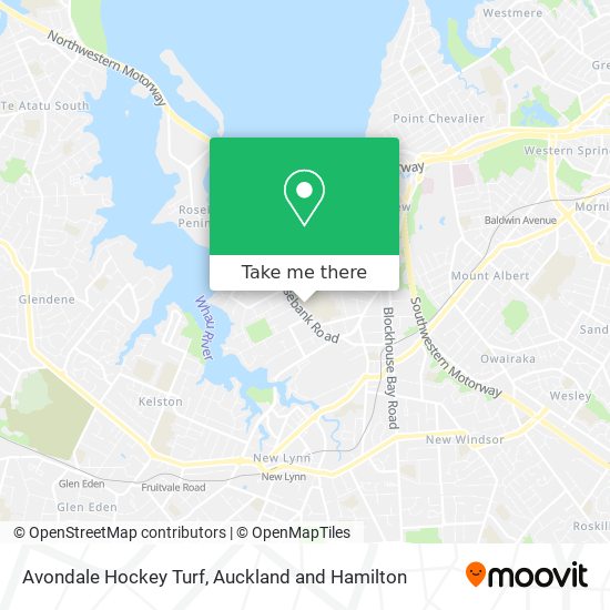 Avondale Hockey Turf map