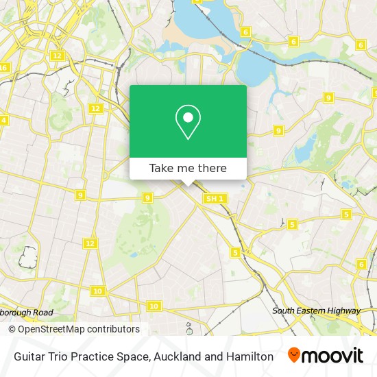 Guitar Trio Practice Space地图