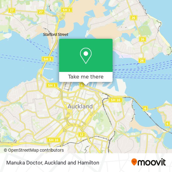 Manuka Doctor map