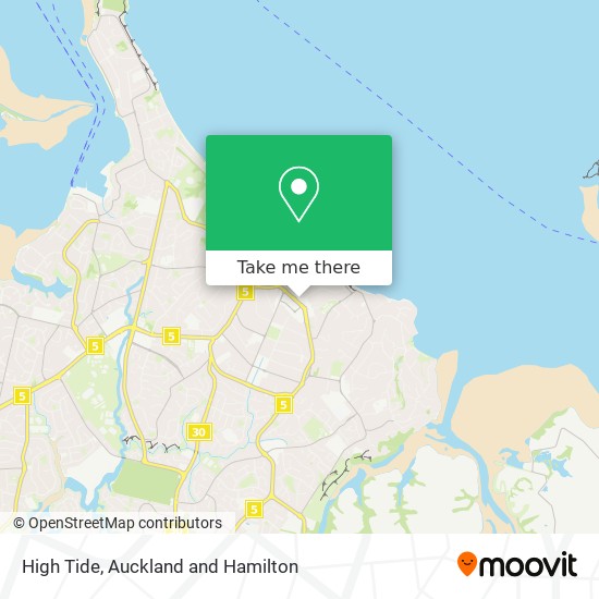 High Tide map