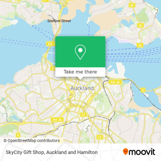 SkyCity Gift Shop map