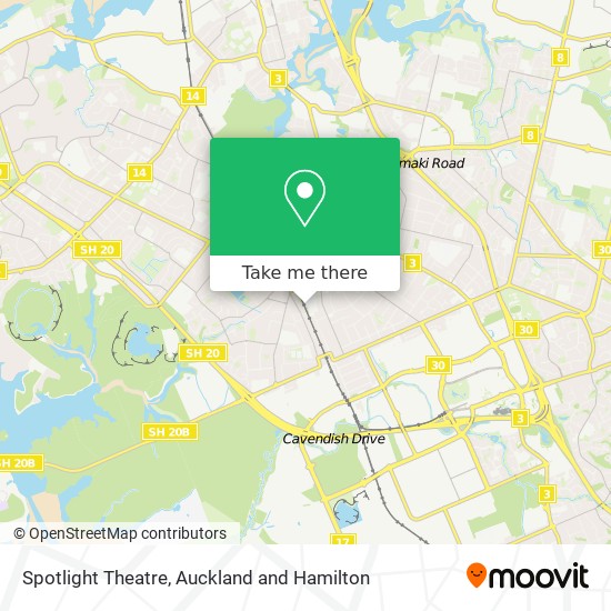 Spotlight Theatre map