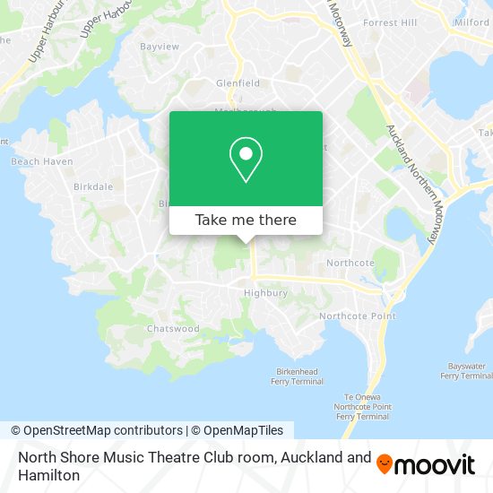 North Shore Music Theatre Club room map