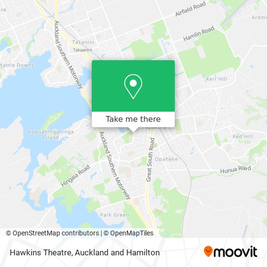 Hawkins Theatre map