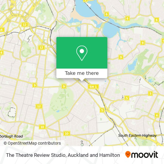 The Theatre Review Studio map