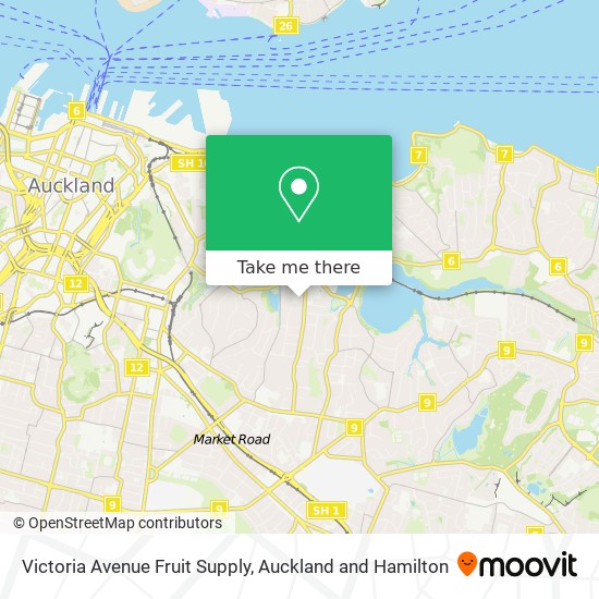 Victoria Avenue Fruit Supply地图