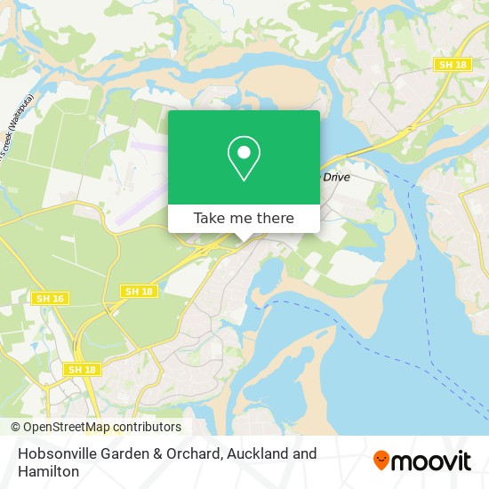 Hobsonville Garden & Orchard map