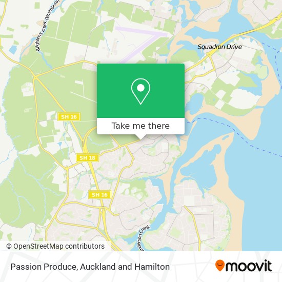 Passion Produce map