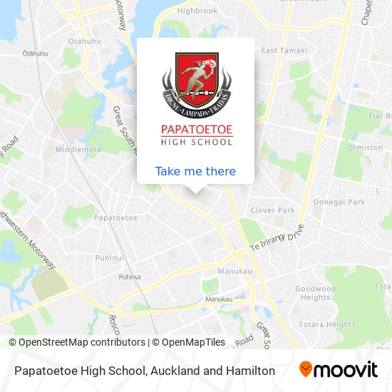 Papatoetoe High School地图