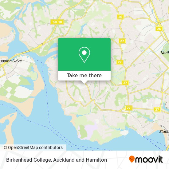 Birkenhead College map