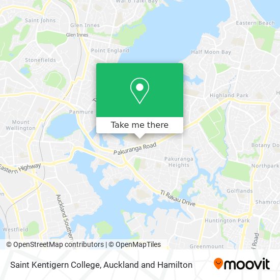 Saint Kentigern College map