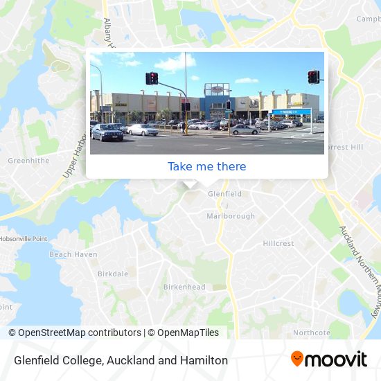 Glenfield College map