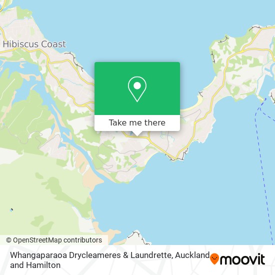 Whangaparaoa Drycleameres & Laundrette map