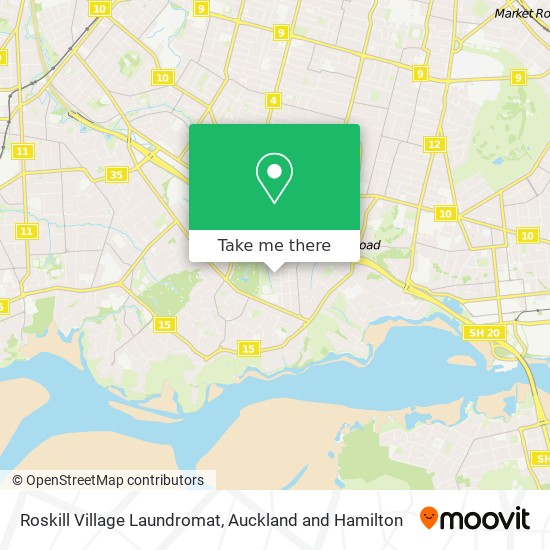 Roskill Village Laundromat map