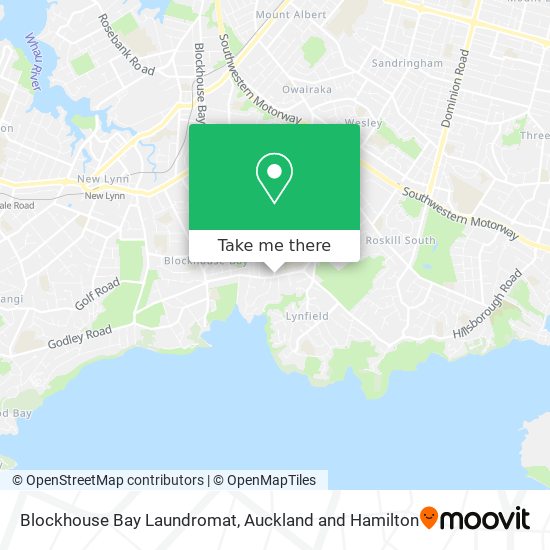 Blockhouse Bay Laundromat map