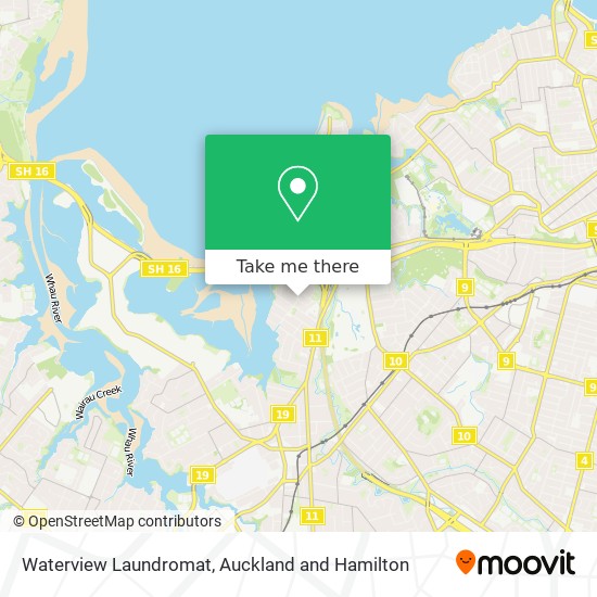 Waterview Laundromat map