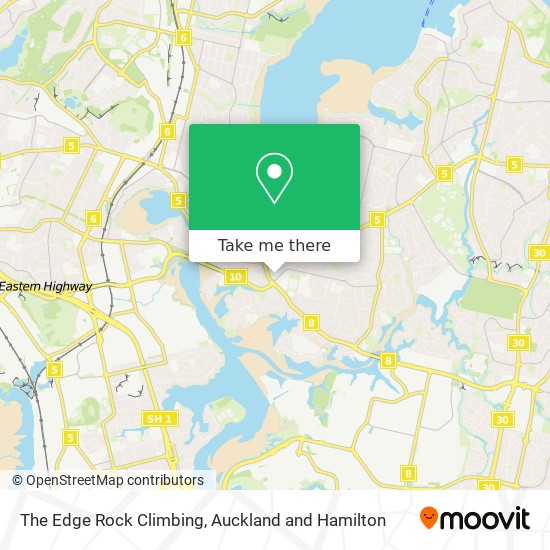 The Edge Rock Climbing map
