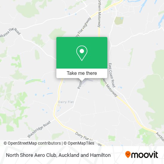 North Shore Aero Club map
