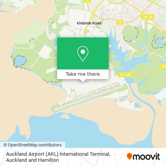 Auckland Airport (AKL) International Terminal map