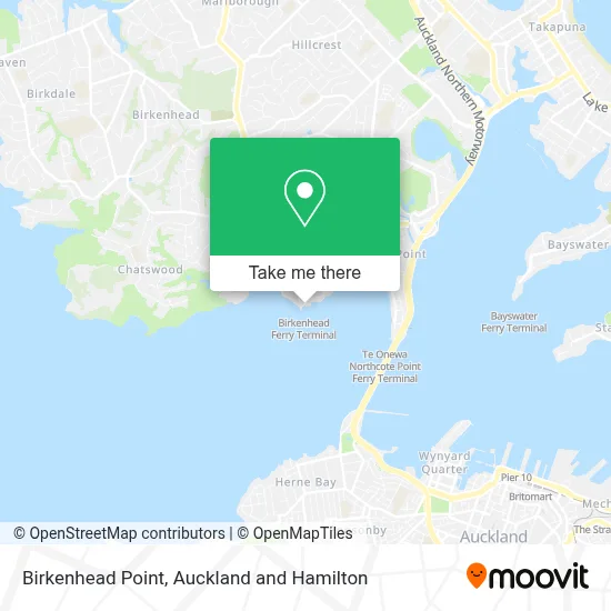 Birkenhead Point map