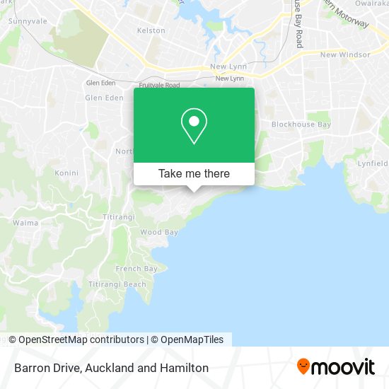 Barron Drive map