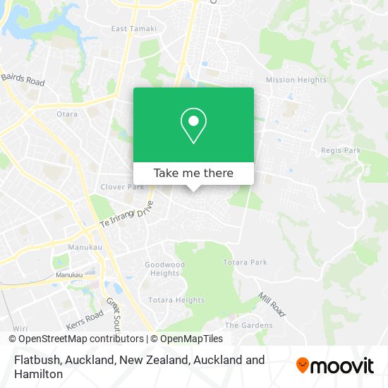 Flatbush, Auckland, New Zealand地图
