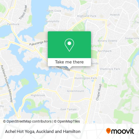 Achel Hot Yoga map