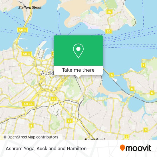 Ashram Yoga map