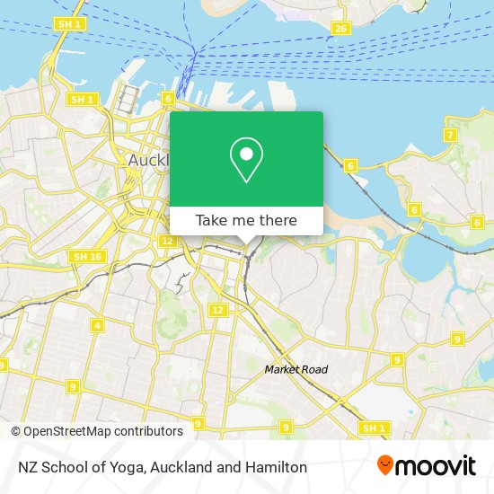 NZ School of Yoga地图
