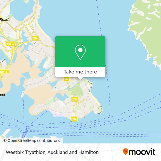 Weetbix Tryathlon map
