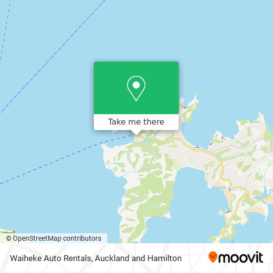 Waiheke Auto Rentals map