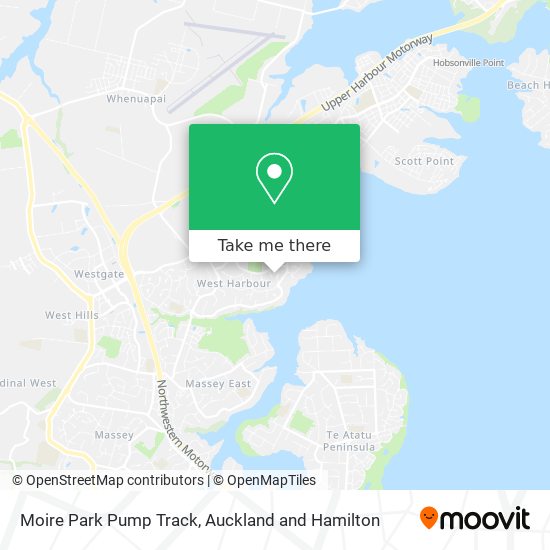 Moire Park Pump Track map
