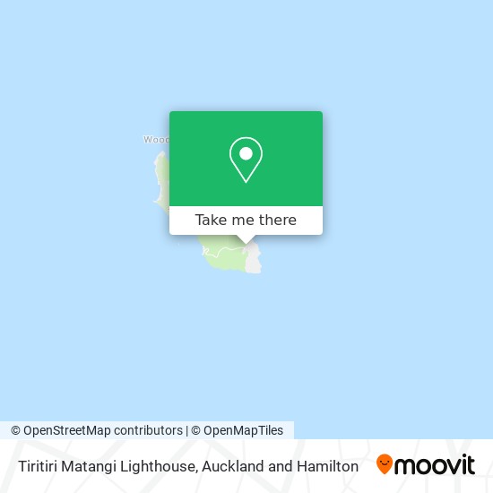 Tiritiri  Matangi Lighthouse map