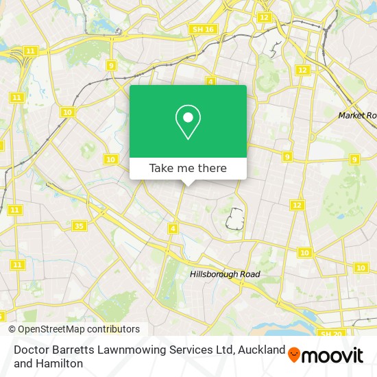 Doctor Barretts Lawnmowing Services Ltd map