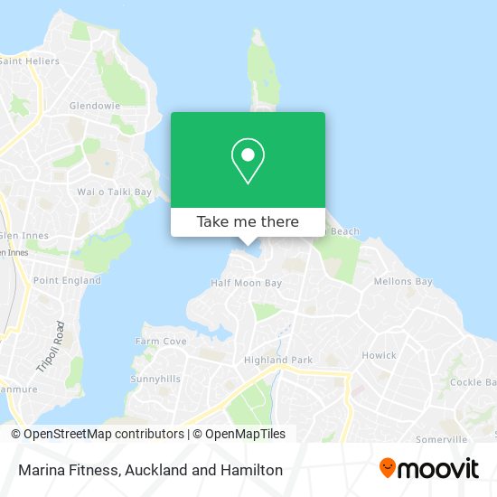 Marina Fitness map