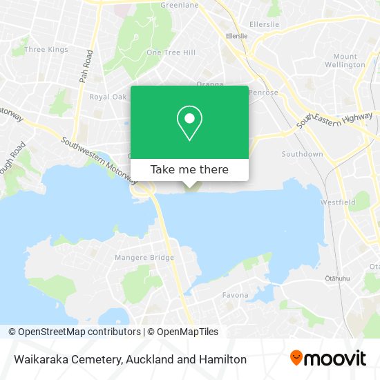 Waikaraka Cemetery map
