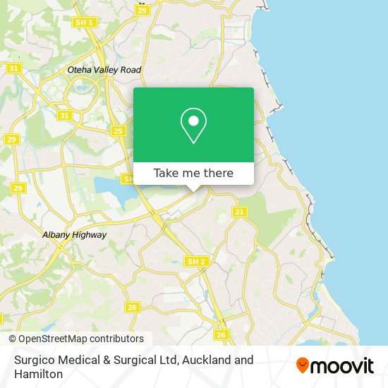 Surgico Medical & Surgical Ltd map