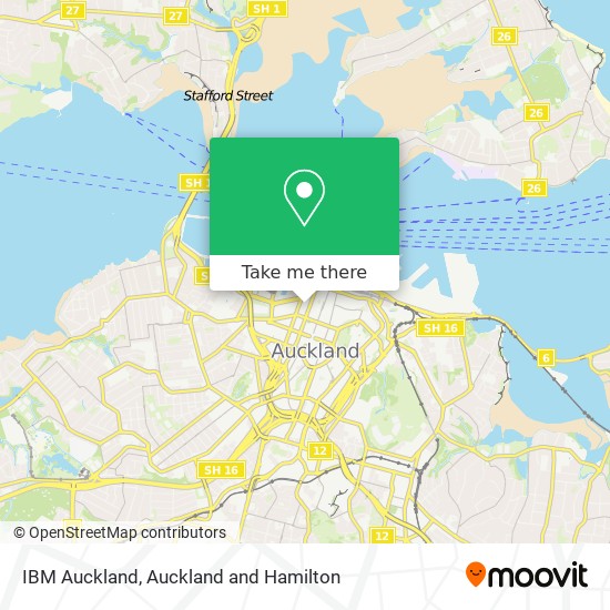 IBM Auckland地图