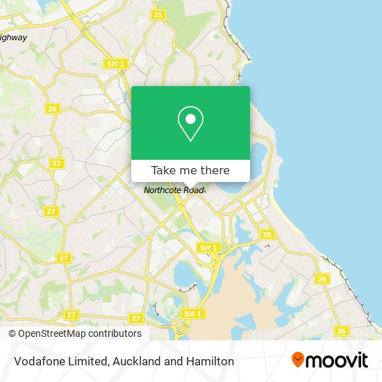Vodafone Limited map