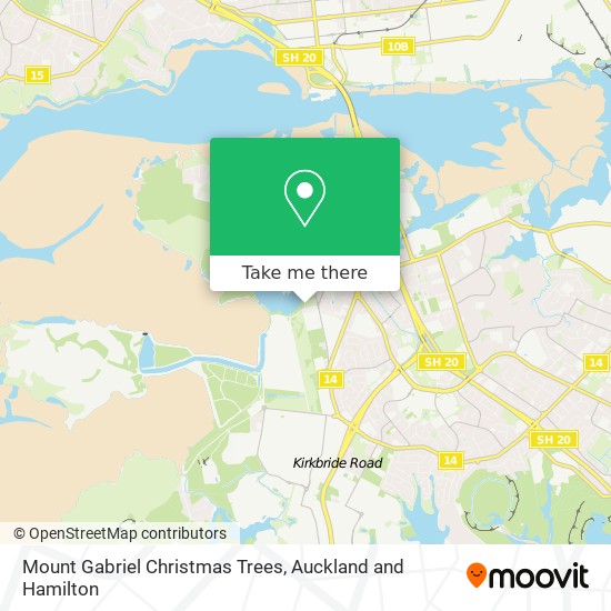 Mount Gabriel Christmas Trees地图