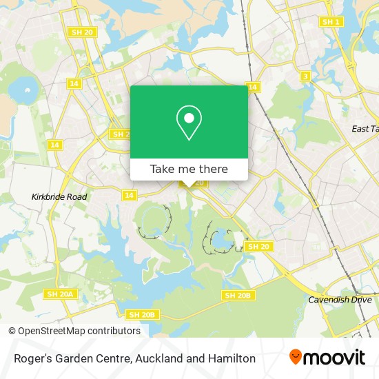 Roger's Garden Centre map