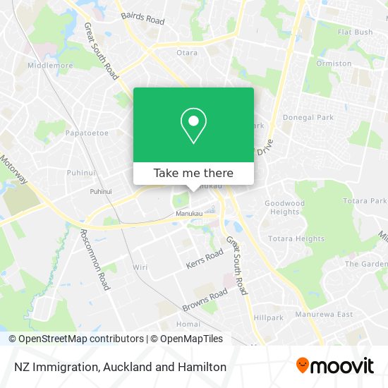 NZ Immigration地图