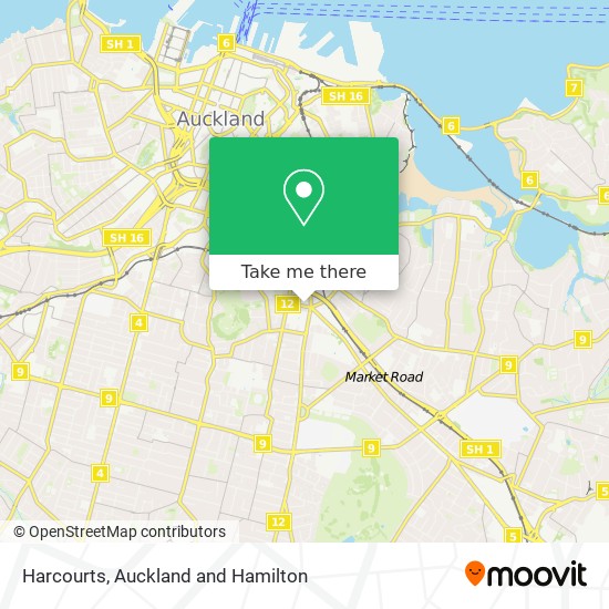 Harcourts map