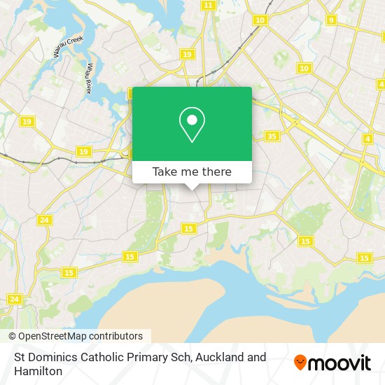 St Dominics Catholic Primary Sch map