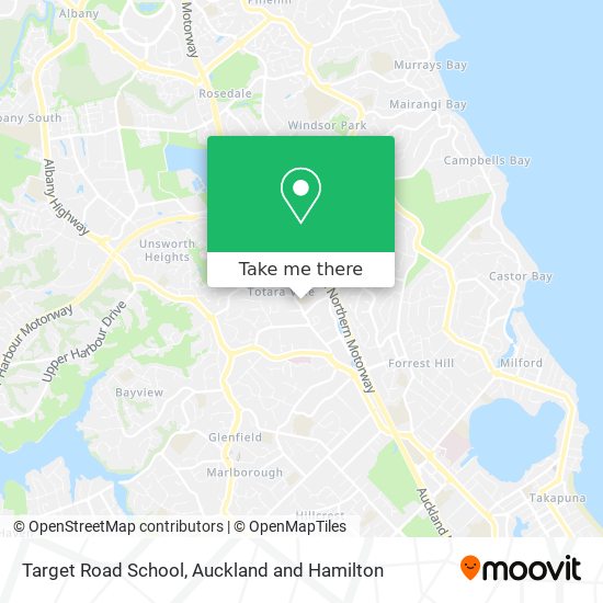 Target Road School map