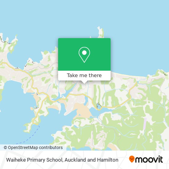 Waiheke Primary School map