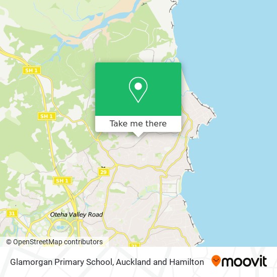 Glamorgan Primary School map