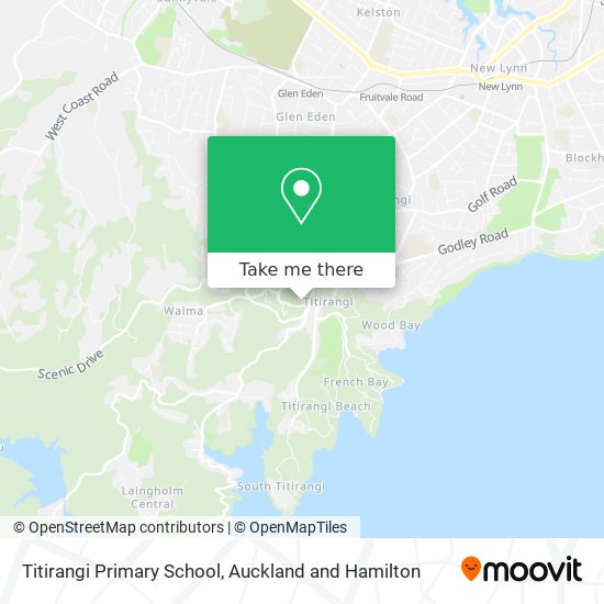 Titirangi Primary School map