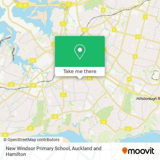 New Windsor Primary School map