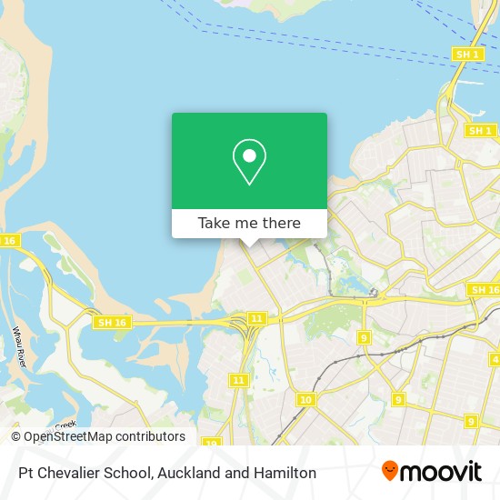 Pt Chevalier School map